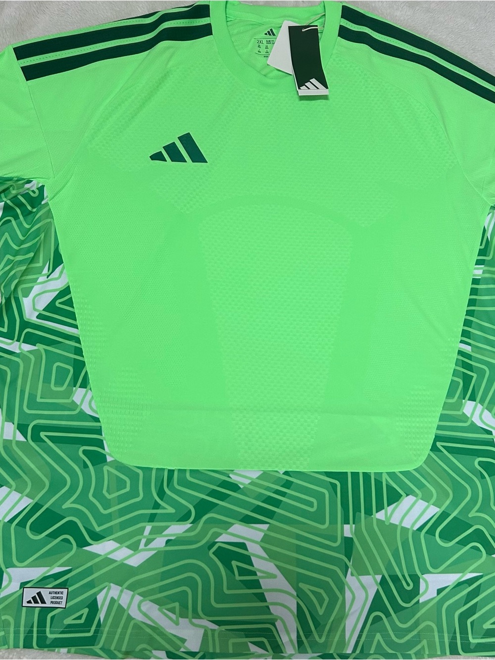 New Adidas Tiro26 Competition Short Sleeve Size 2XL Men Goalkeeper Jersey KB6653
